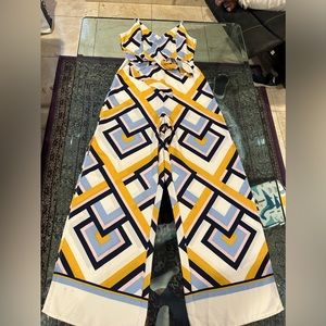 Forever 21 spaghetti strap jump suit mix color